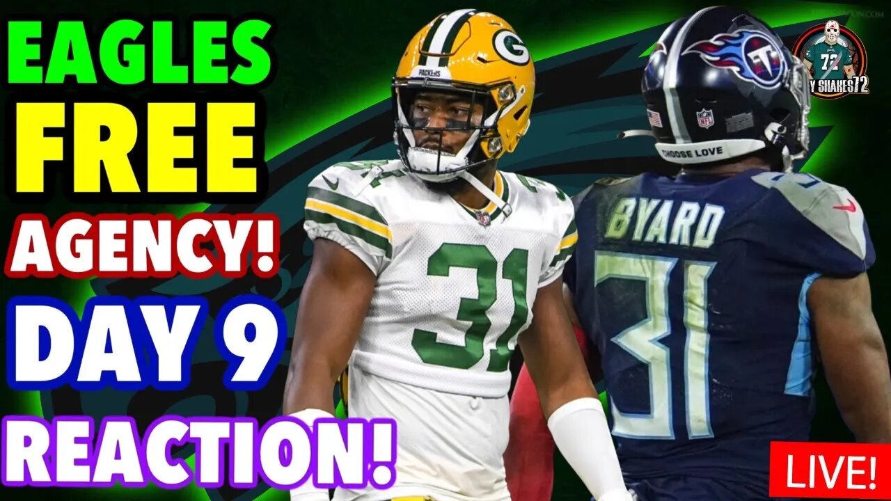 CGJ TO LIONS! EAGLES HOLE AT SAFETY! FREE AGENCY DAY 9 LIVE REACTION! HOWIE ROSEMAN HAS WORK TO DO!