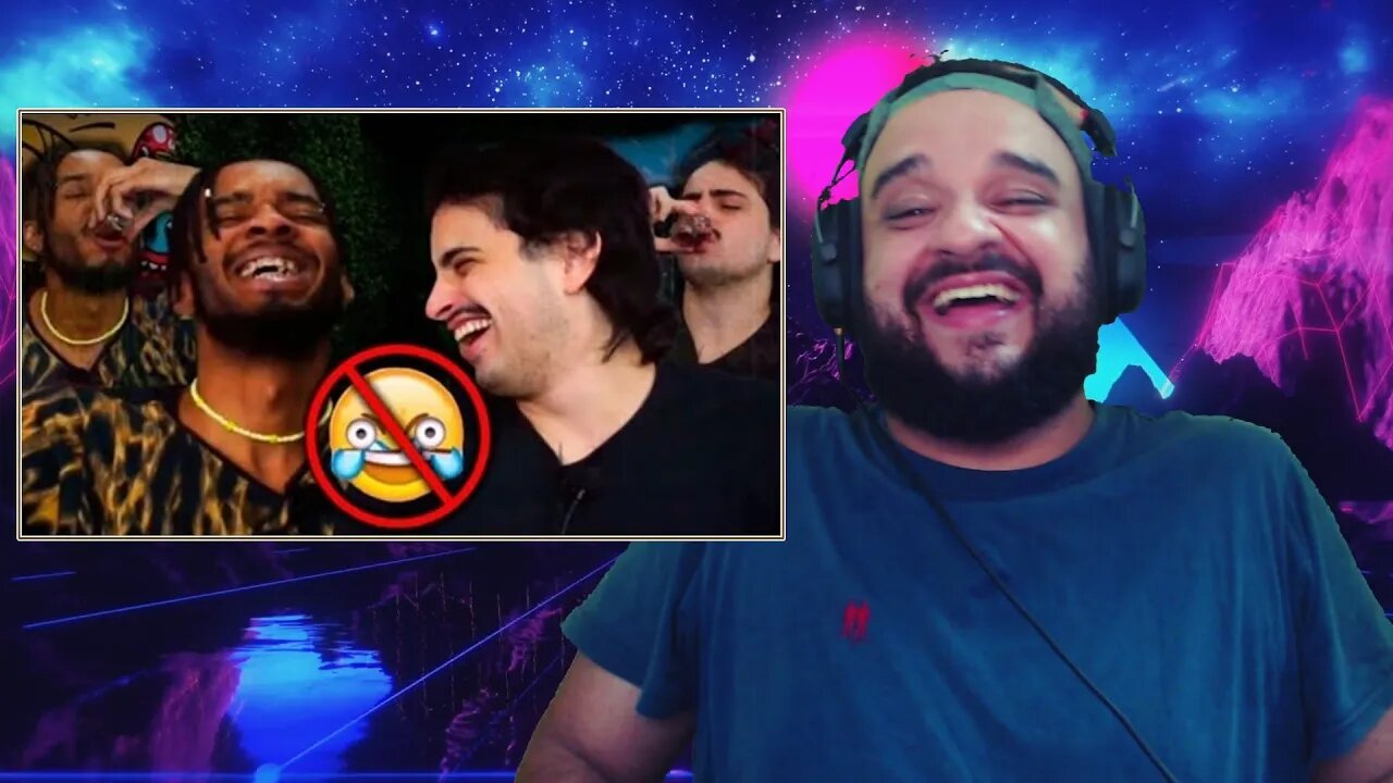 (REACT) não pode rir senão tem que beber - @Manikomioloko