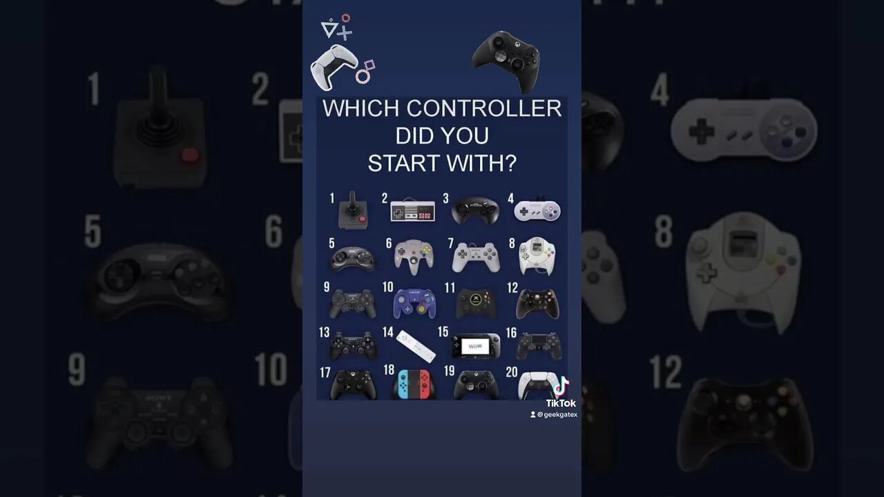 What is your first controller #fypシ #videogames #videogamescollection #controller