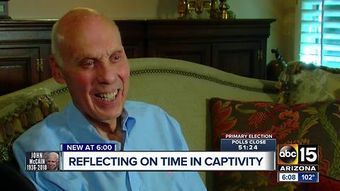 Valley Veteran remembers time in captivity and friendship developed with Senator McCain