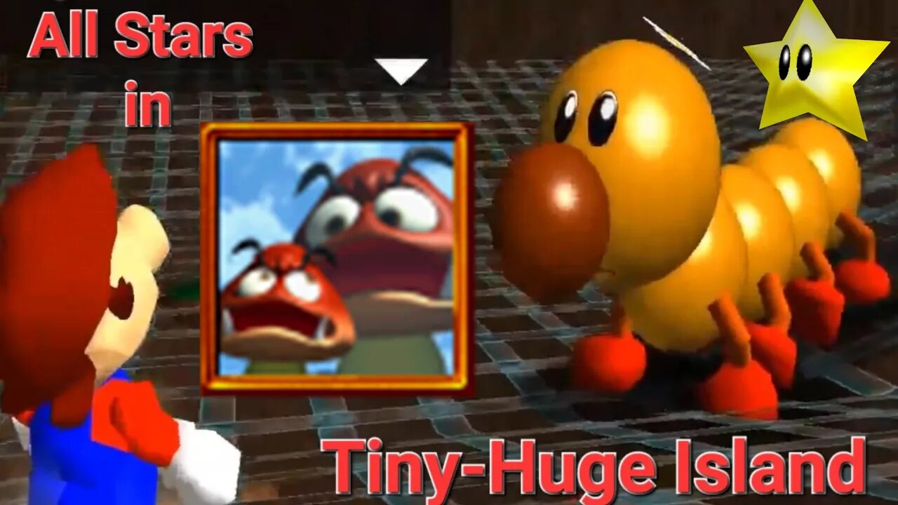 All Stars in Tiny-Huge Island - Super Mario 64