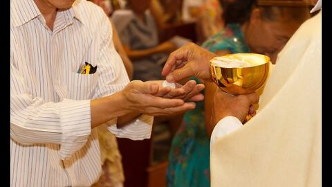 Q49-Are there any exceptions where I can receive Holy Communion on the hand?