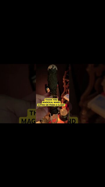 THANK YOU GIFTED WAND#goodvibes #witchythings #magick #magicwand #wizardingworld #witchcraft #magic