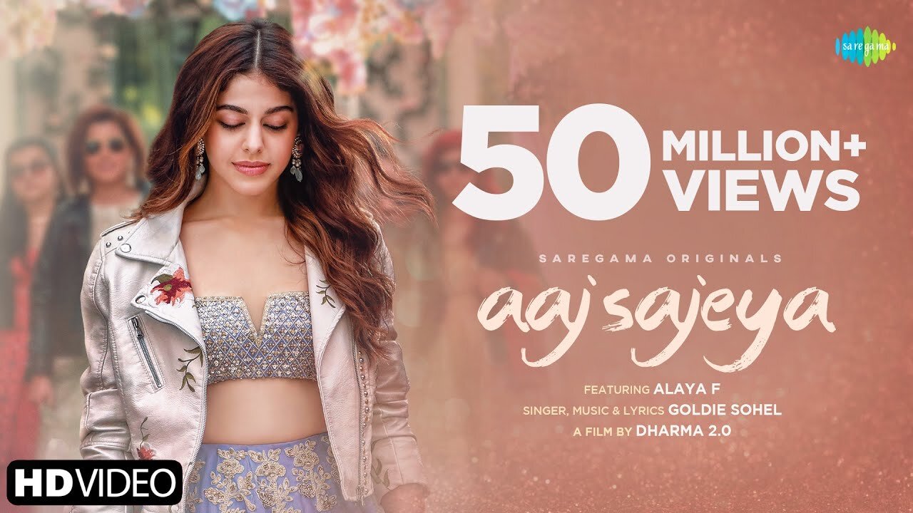 Aaj Sajeya | Alaya F | Goldie Sohel| Punit M| Trending Wedding Song 2021 | #sneakersong |Dharma 2.0