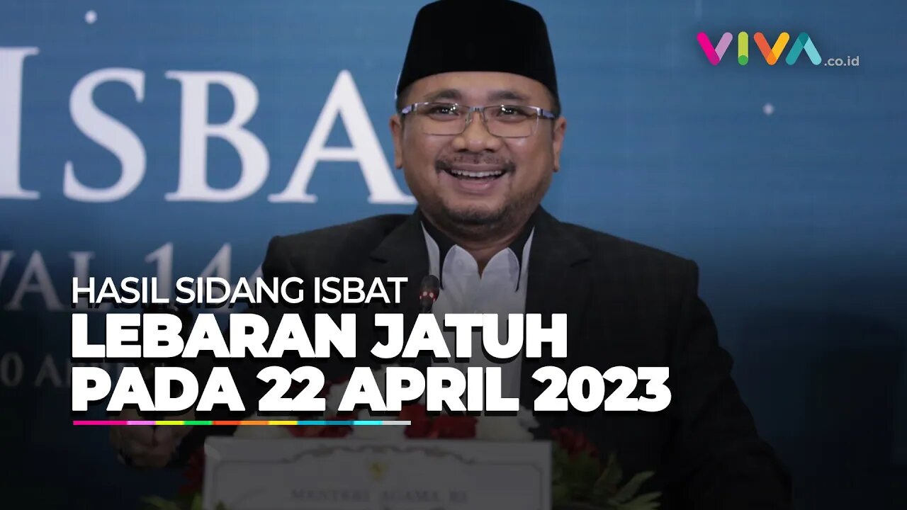 Pemerintah: Idul Fitri 1 Syawal 1444 Hijriyah Jatuh pada Sabtu 22 April
