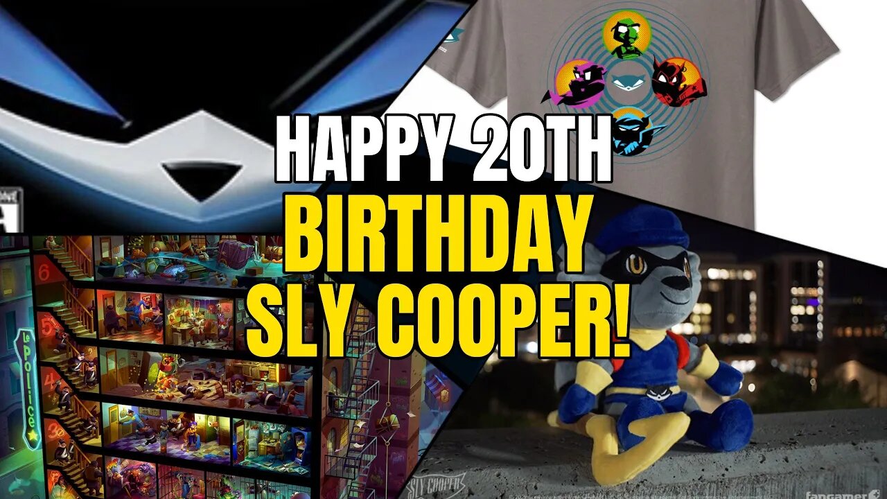Sly Cooper's 20th Birthday NEWS - Merchandise, Blog Post, NO New Game