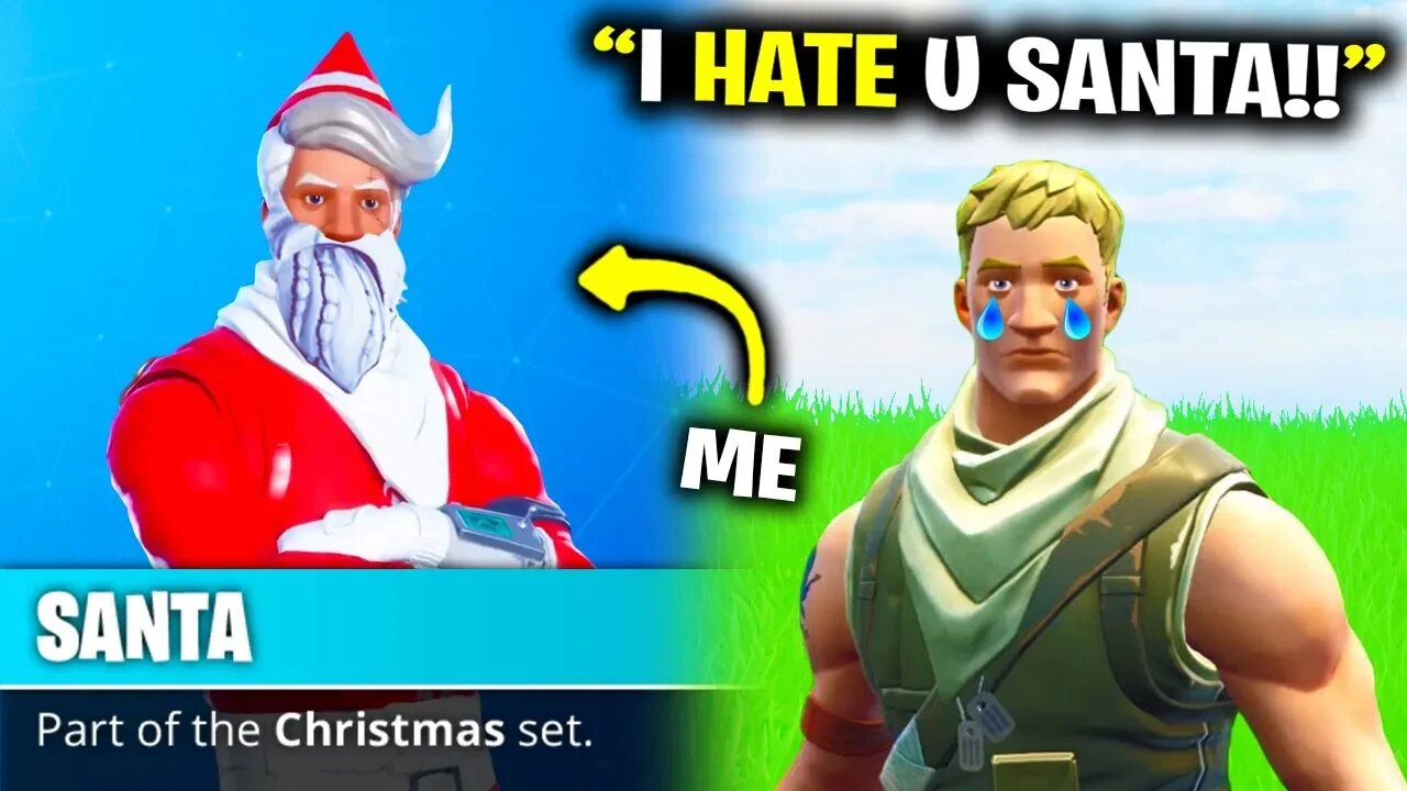 I Pretended To Be SANTA In Fortnite