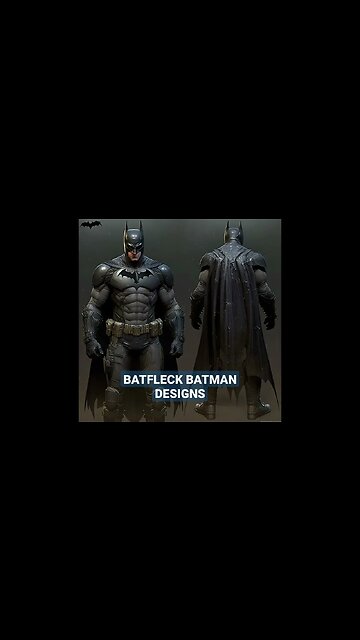 BATFLECK BATMAN NEW DESIGNS A.I. PT. II