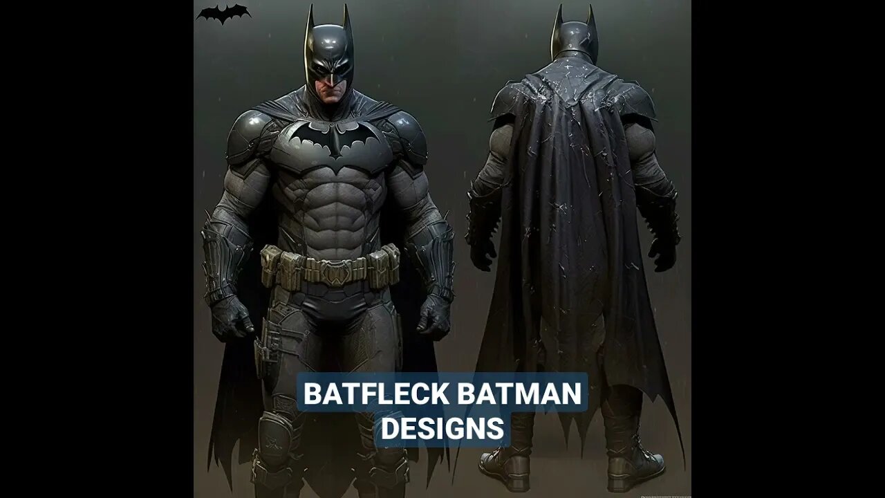 BATFLECK BATMAN NEW DESIGNS A.I. PT. II