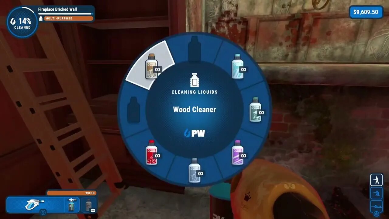 ASMR power wash simulator. Washing the power