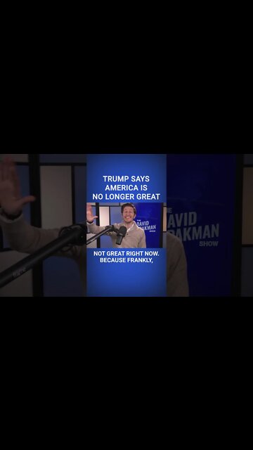 Donald Trump Says America is No Longer Great #shorts