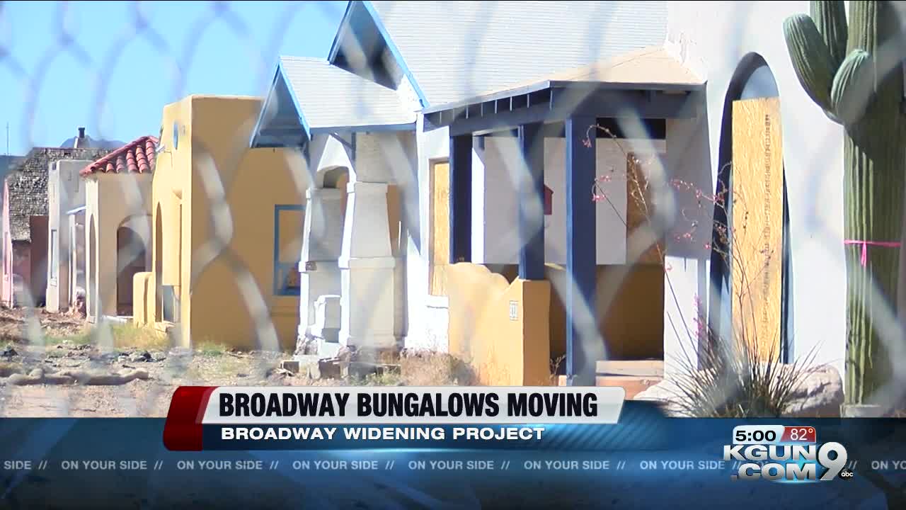 Historic Broadway bungalows to be moved back before road widening begins