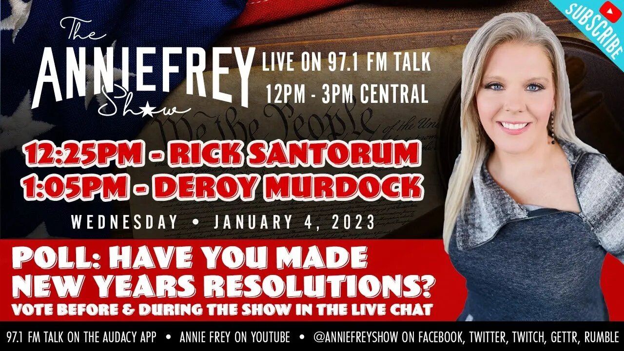 McCarthy GOP Speaker Drama, Convention of States, Bipartisanship • Annie Frey Show 1/4/23