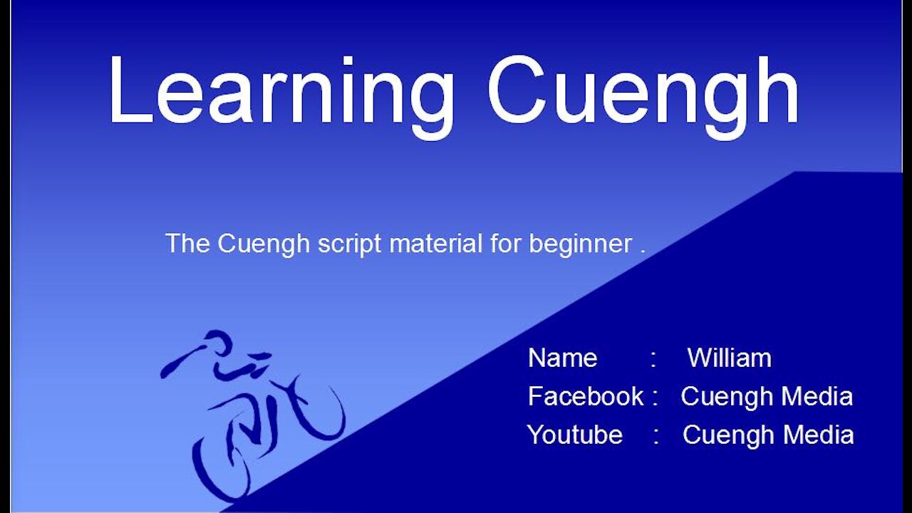 20200421_Learning Cuengh ( Zhuang ) Script 5 lessons