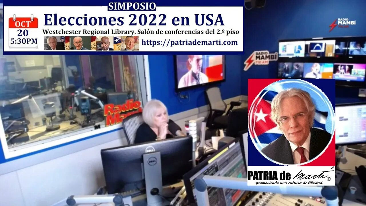 Julio M. Shiling con Ninoska en Mambí: Elecciones 2022 en USA