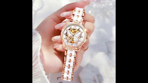 Luxury Brand Ladies WristWatch Automatic