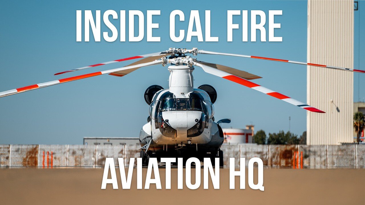 Mind-blowing Tour of Cal Fire's Aviation Fleet – Helicopters, C-130s, and More!