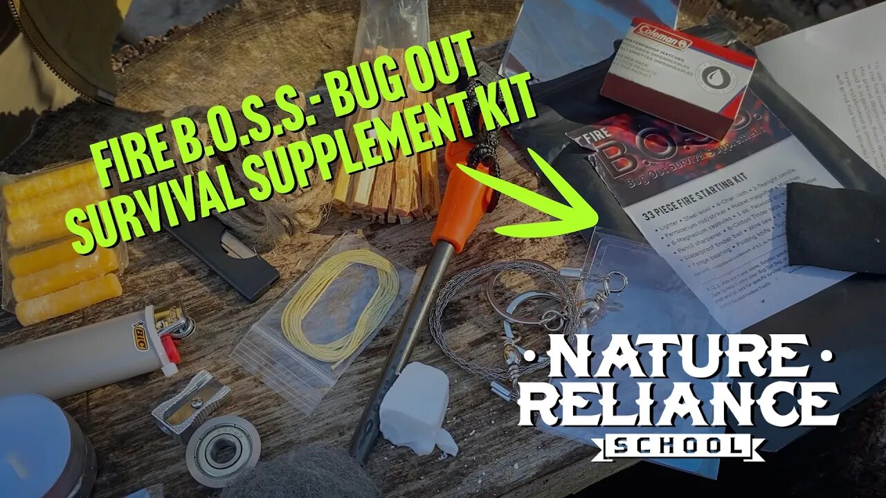 “BOSS Fire Starting & Building Kit” - Best Wilderness Survival Kit Reviews - Video 7/8