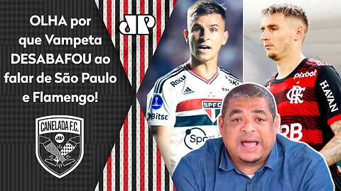 "QUÊ?? ESPERA AÍ! Eu SEMPRE FUI CONTRA a..." Vampeta DESABAFA ao falar de Flamengo e São Paulo!