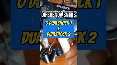 Você sabe a diferença entre o Dualshock 1 e o Dualshock 2? #shorts