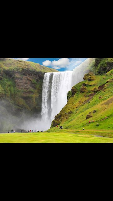 Bahubali waterfall status video