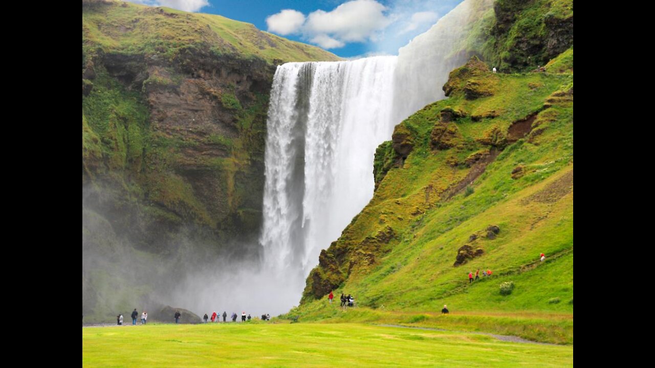 Bahubali waterfall status video