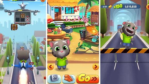 Talking Tom Gold Run Gameplay #1