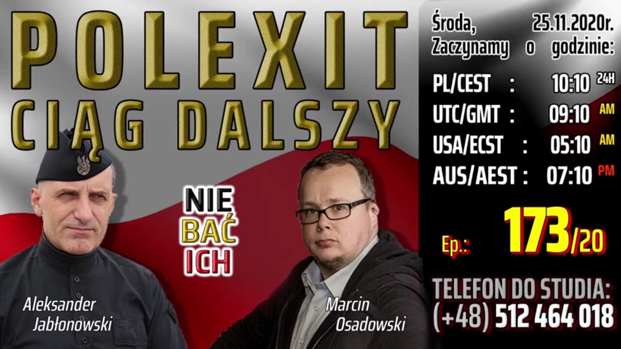 POLEXIT - CIĄG DALSZY - Olszański, Osadowski NPTV (25.11.2020)