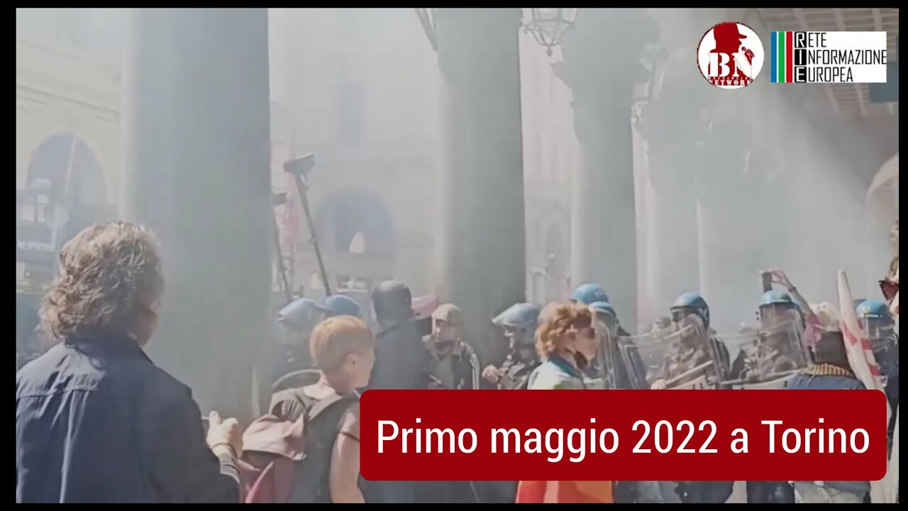 Torino: Cariche della polizia al corteo del primo Maggio