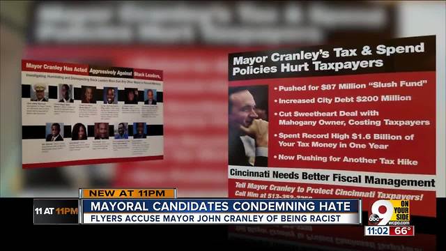 Anonymous fliers accuse Cranley of racism, mismanagement