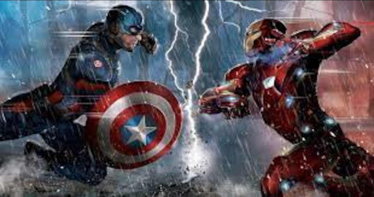 Captian america VS Iron Man Marvel's War Machine Combat Scenes