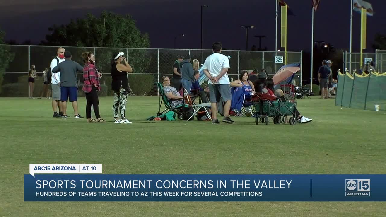 Hundreds of sports teams coming to the Valley amidst COVID surge