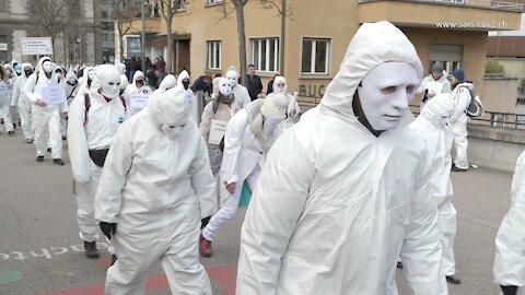 Liestal BL - Stiller Protestmarsch - 20.03.2021 - Zusammenschnitt