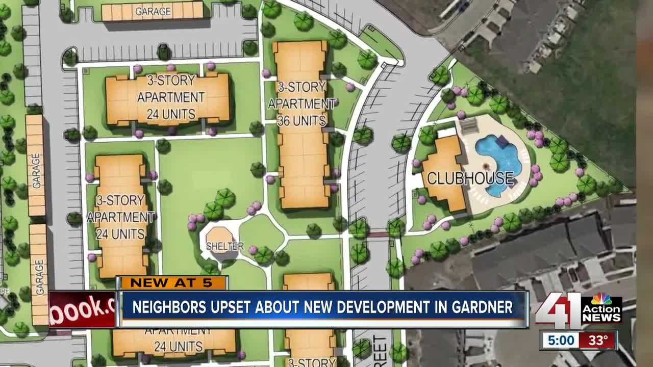 Neighbors upset about new development in Gardner