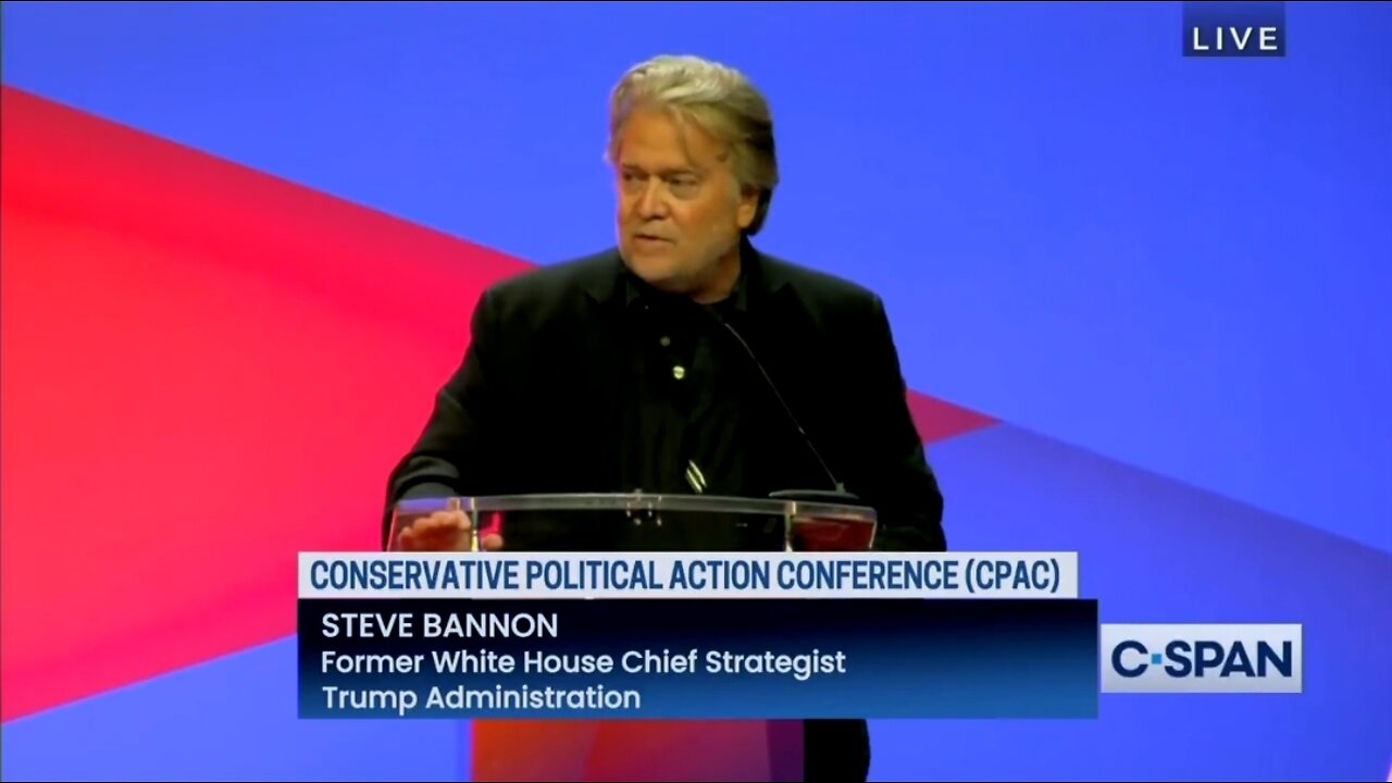 Steve Bannon Explains An Opportunity That Will Never Ever Come Again