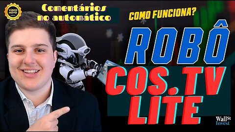 Conheça o Robô CosTV Lite. Veja funcionando ao vivo. Ganhe dinheiro na CosTv dormindo.