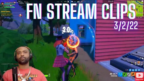 SAVAGE GAMING-YT [LIVE] FORTNITE Stream Clips 3/3/22