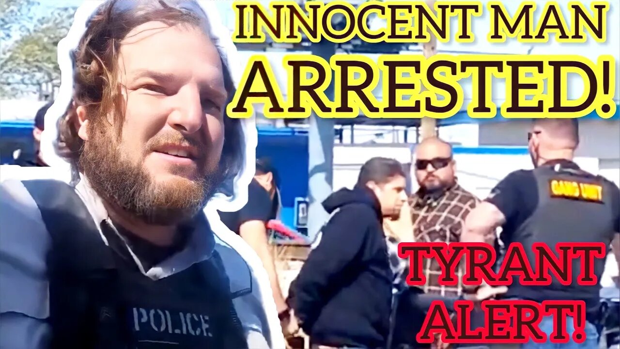 POLICE ARRESTED THIS LAWYER FOR WHAT!?! INNOCENT MAN ARRESTED BY GANG UNIT! The horrors of America!