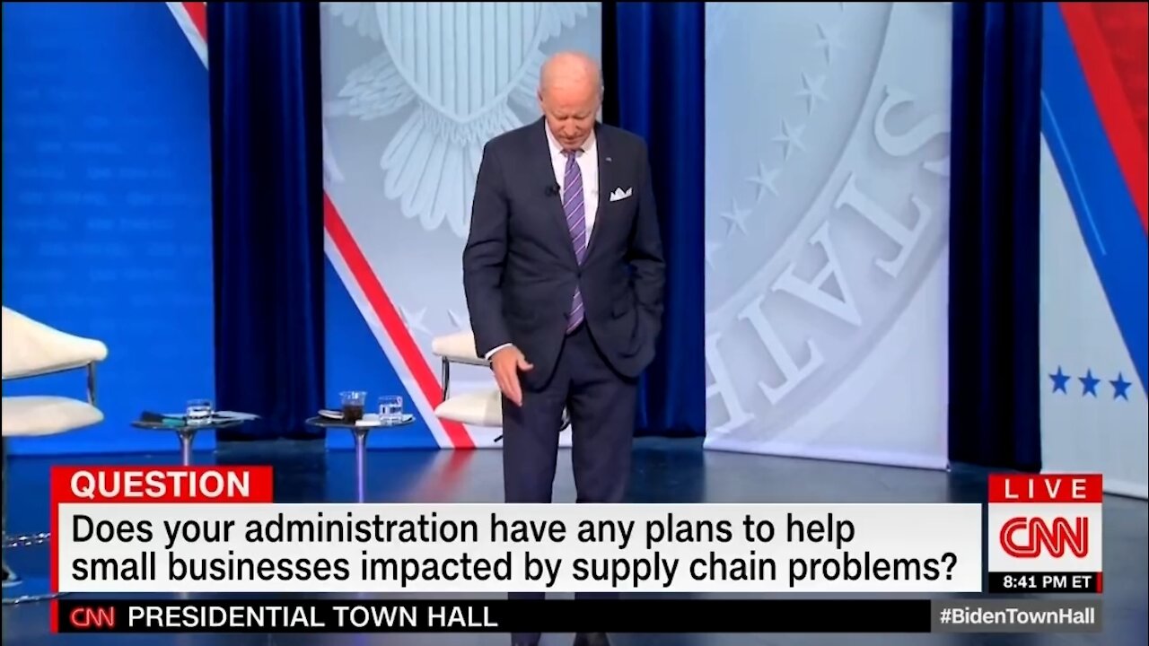 Biden: "What Am I Doing Here?"