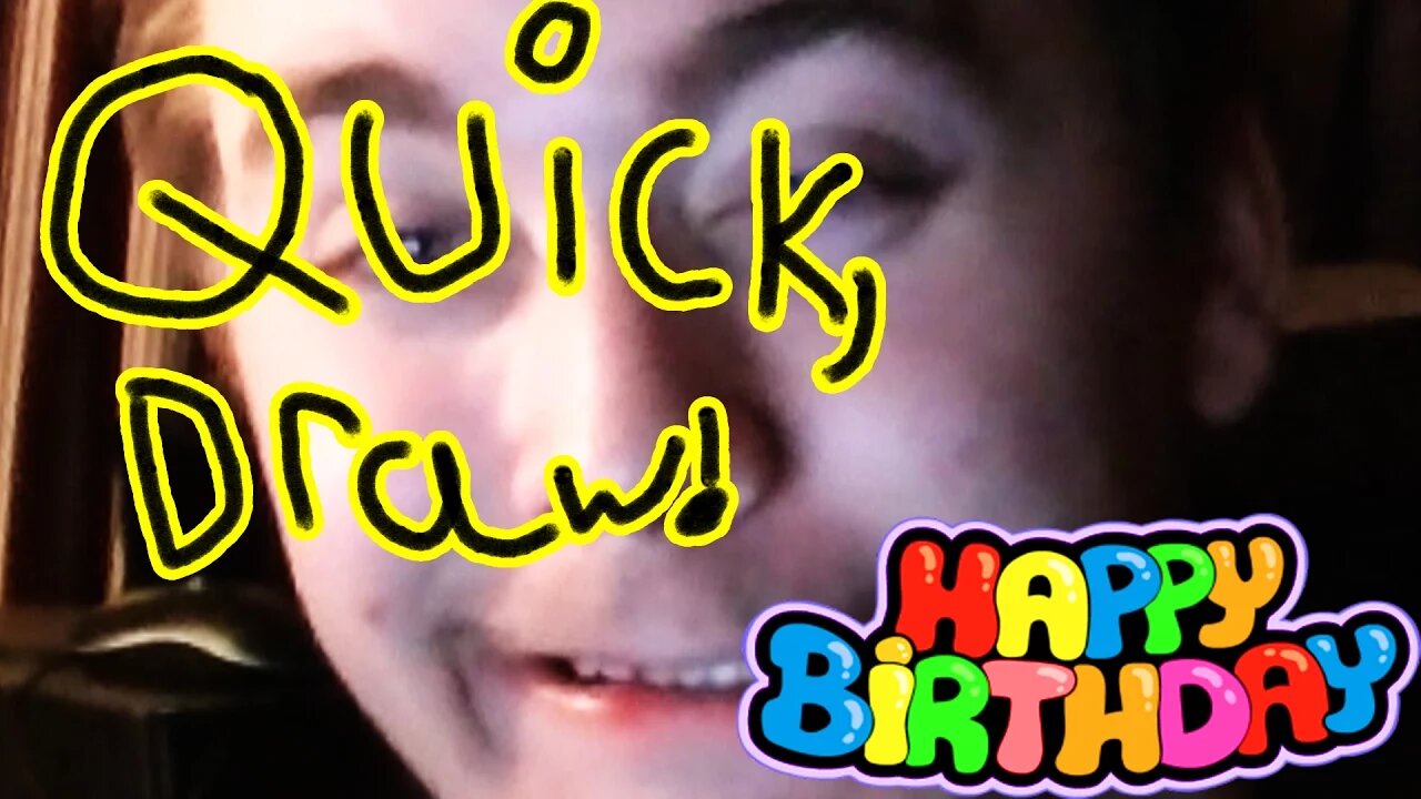 It (was) my birthday! | Quick draw