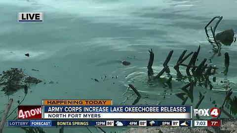 Millions of gallons of Lake O water will release into Caloosahatchee River