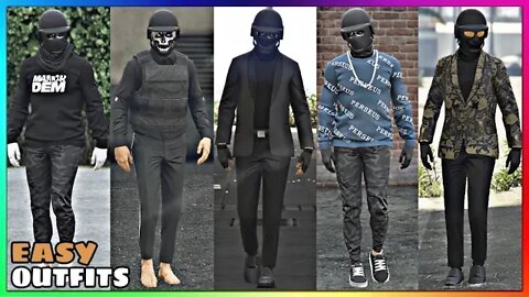 Top 5 Easy To Make Male Base Outfits #10 (GTA Online)