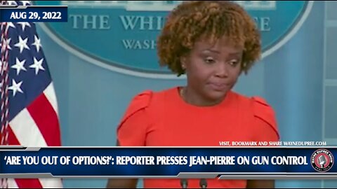 WH Press Secretary Seems Lost On Gun Control