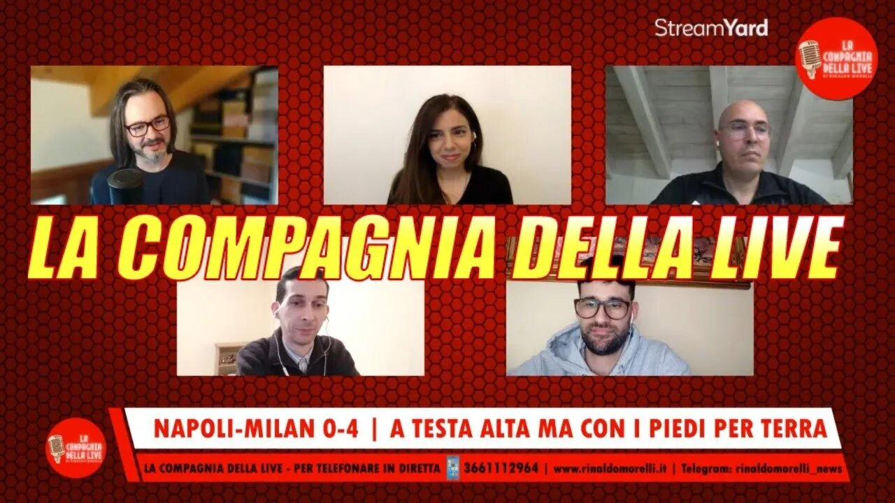 🔴 NAPOLI-MILAN 0-4, a testa alta ma con i piedi per terra | La Compagnia della Live #164 3.04.2023