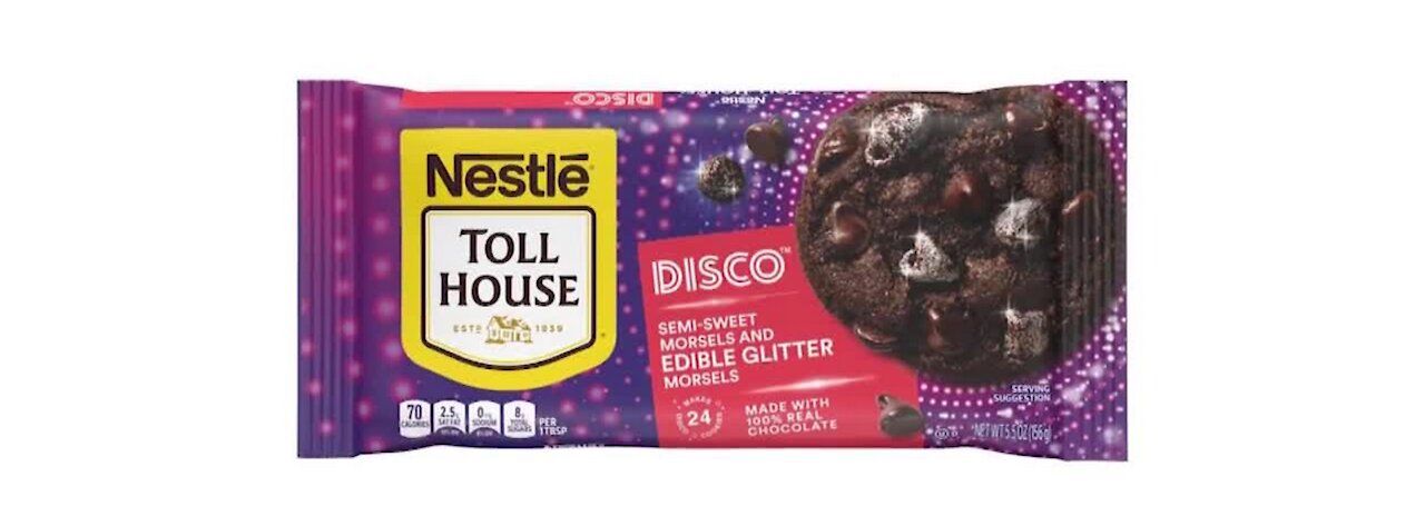 Nestle's Toll House cookies add edible glitter