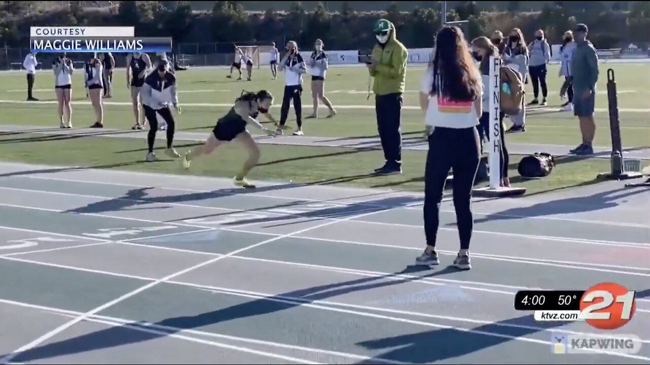 High School Athlete Collapses At Finish Line After Being Forced To Wear A Mask During Race