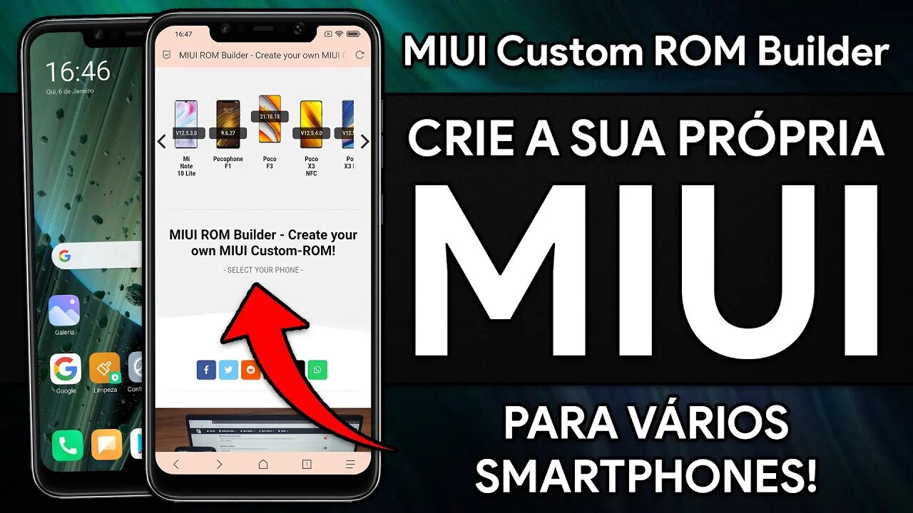 FAÇA SUA PRÓPRIA CUSTOM ROM MIUI! | MIUI Custom ROM Builder