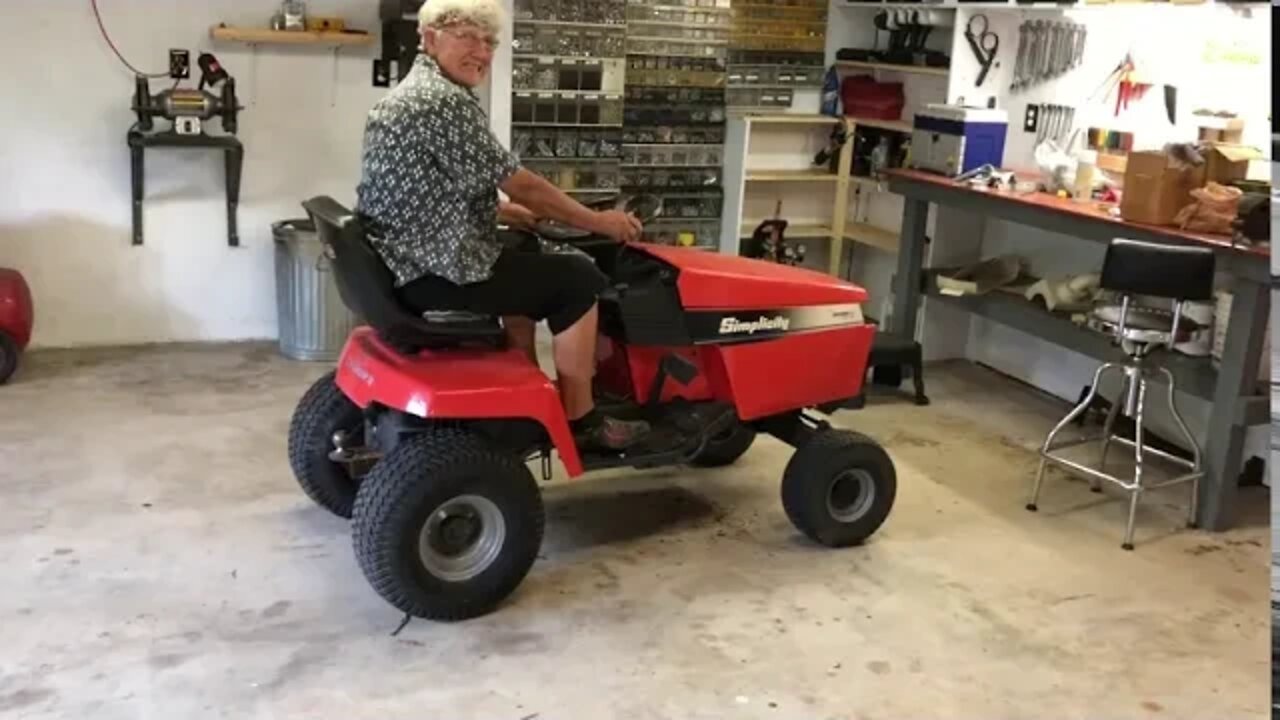 Lawnmower transmission belt and idler pulley replacement