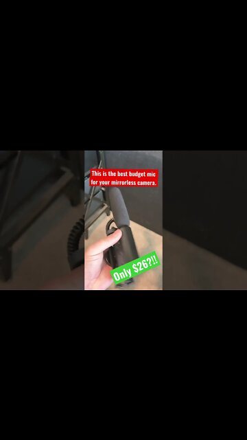 Best budget 🎤 for your camera?! #shorts