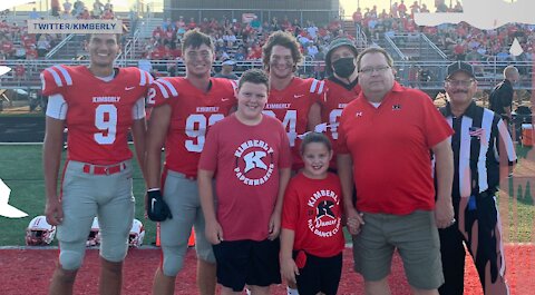 Football, friendship and life: Kimberly rallies around football standout with cancer